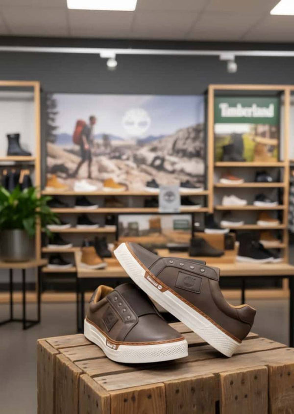 Timberlan.d Casual leather Sneaker Dark Brown