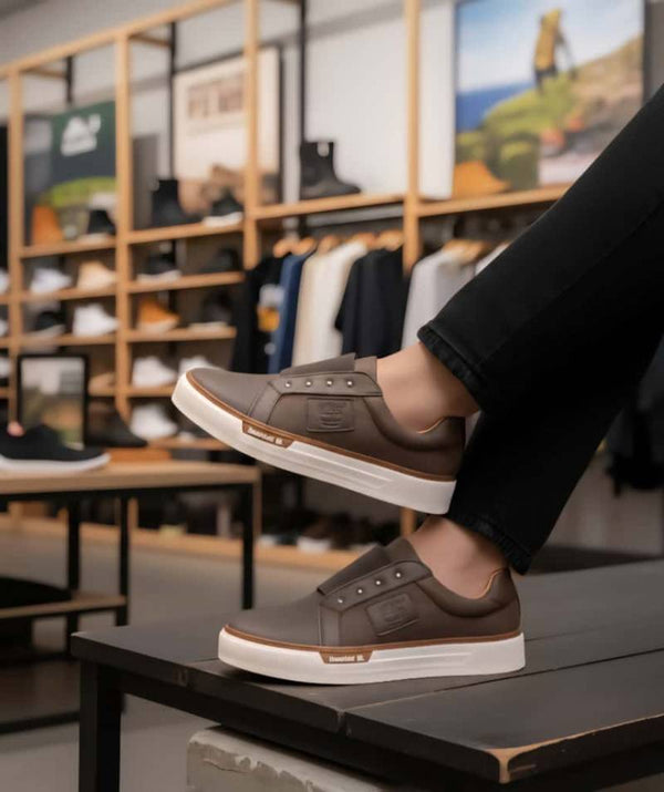 Timberlan.d Casual leather Sneaker Dark Brown