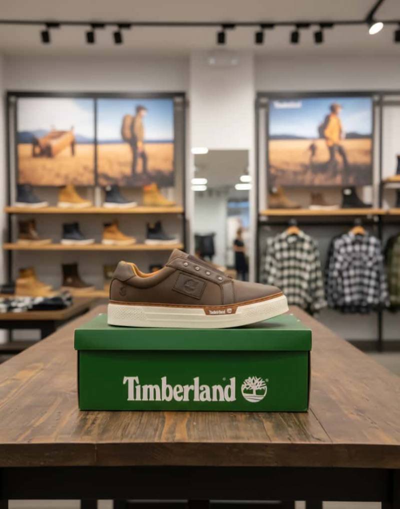 Timberlan.d Casual leather Sneaker Dark Brown