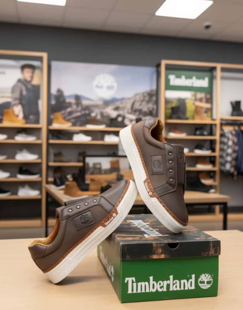 Timberlan.d Casual leather Sneaker Dark Brown