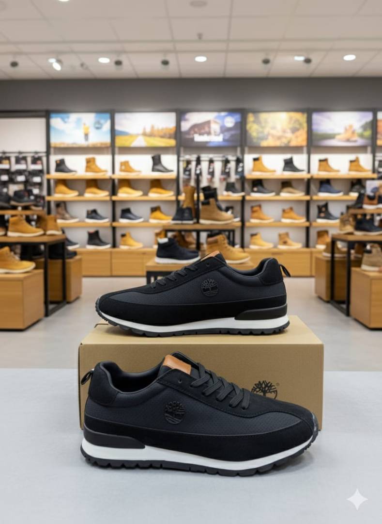 TIMBERLAN.D BLACK WHITE LOW CASUAL SNEAKER