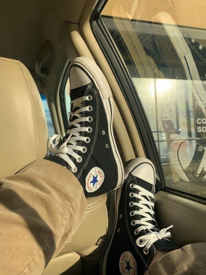 convers. all star high black white