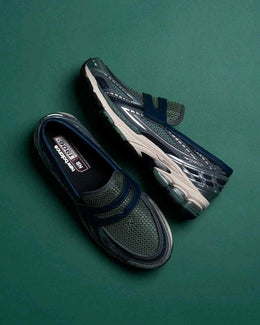 New Balencee 1906L Loafers Navy Silver ( Fix ) 1967