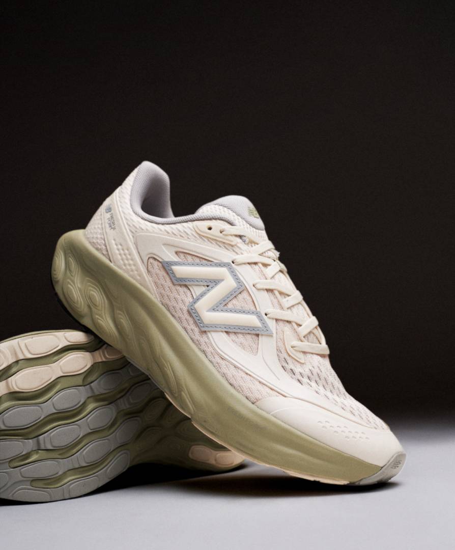 New Balence Fresh Foam Trainer Cream Green