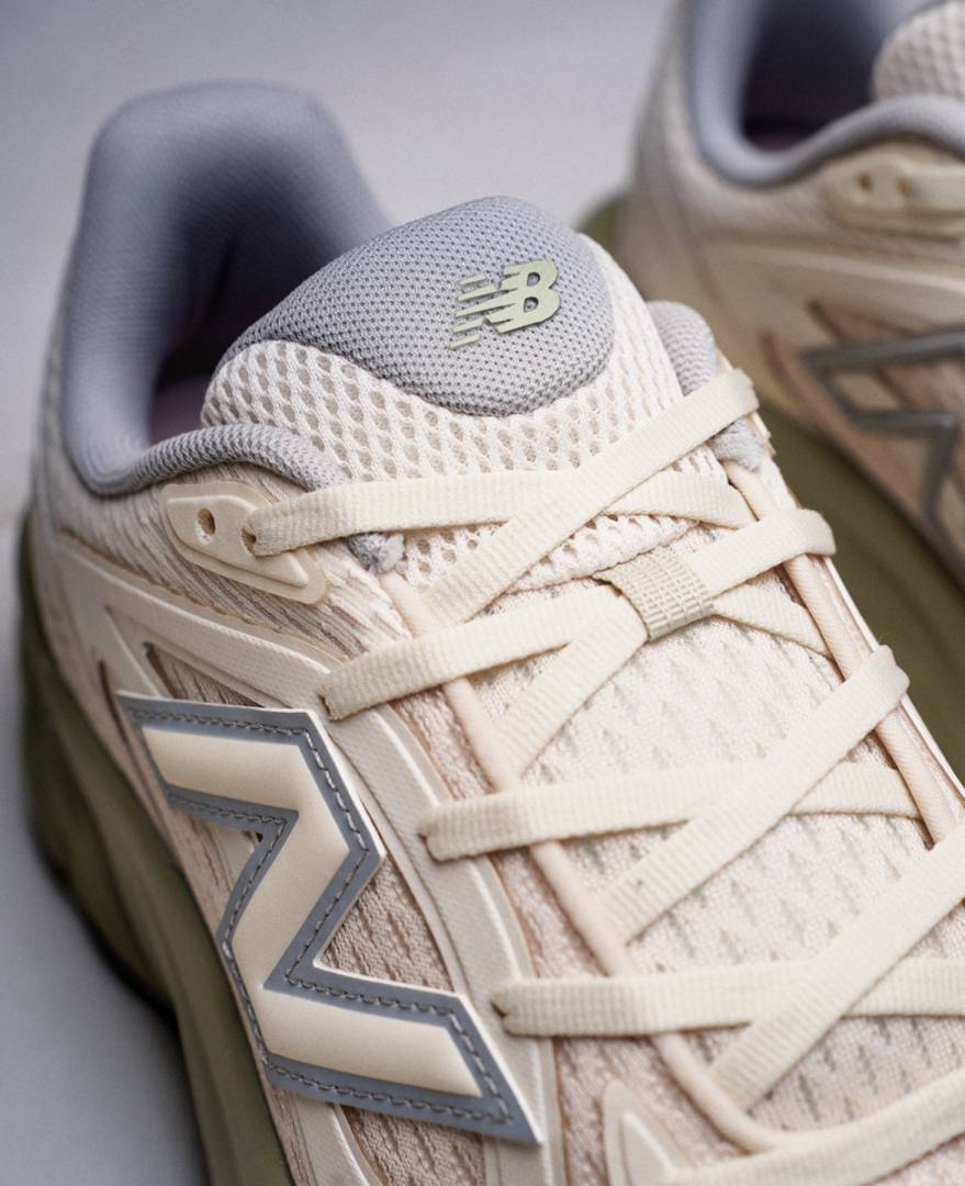 New Balence Fresh Foam Trainer Cream Green