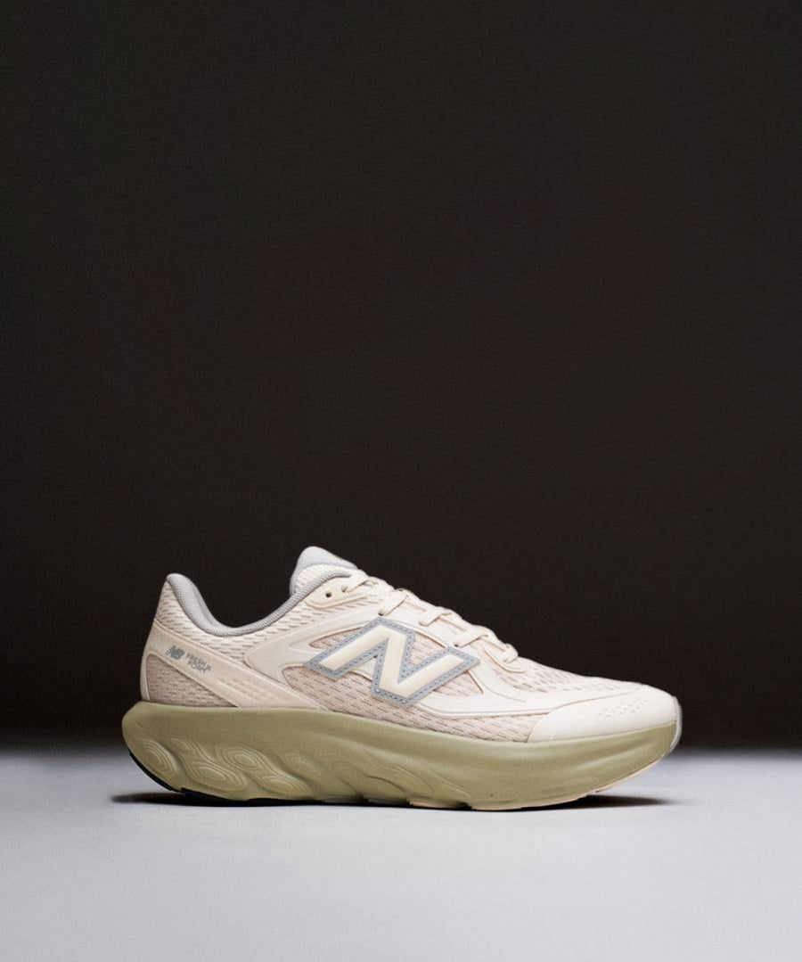 New Balence Fresh Foam Trainer Cream Green