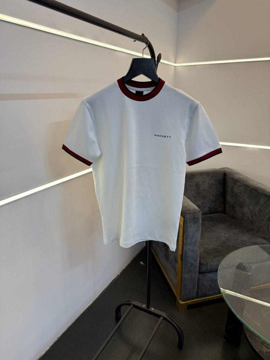 Hackett white imported round neck tshirt