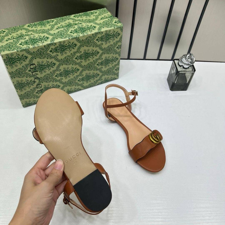 Gucci_GG_Brown_Cognac_Sandals_For_Her_With_Original_Box_And_Carry_Bag