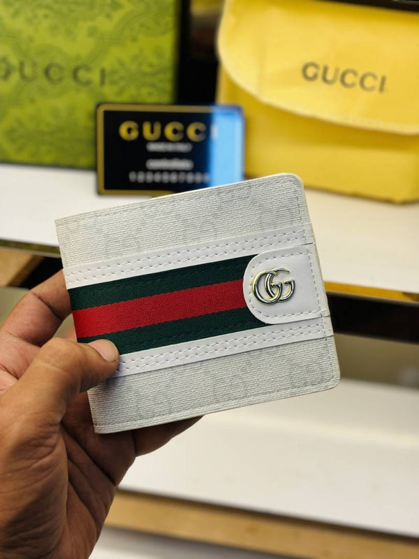 202 GUCCCI WHITE PREMIUM QUALITY WALLET NO58