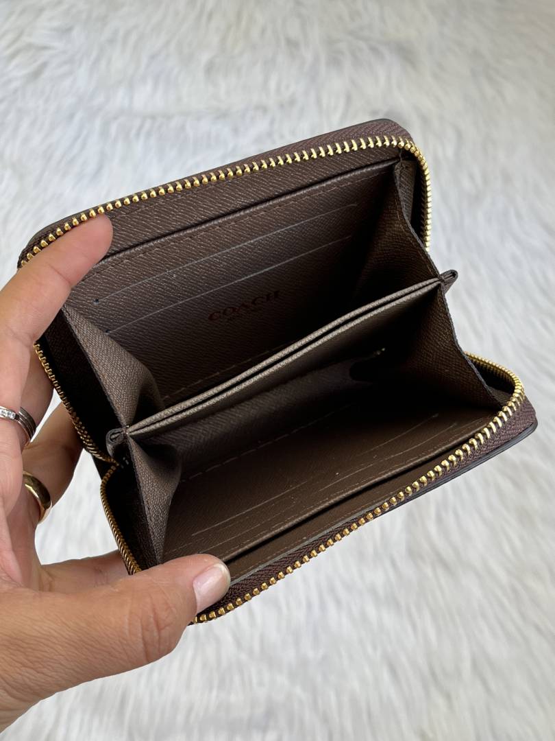Coach_107_Coffee_Mini_Wallet_With_OriginalBox