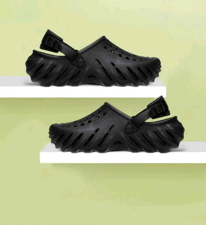 Crocs Echo clog Poplogo full black