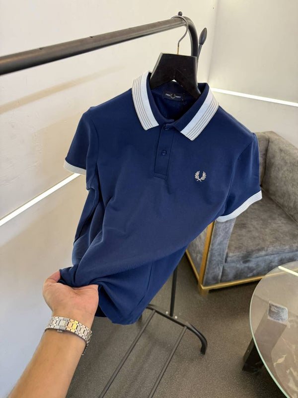 Fred perry imported polo tshirt petrol blue