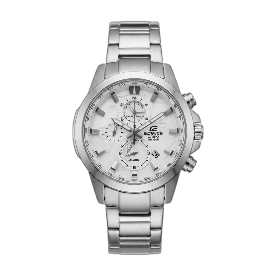 Casio Edifice EFR-303D Silver white Dial