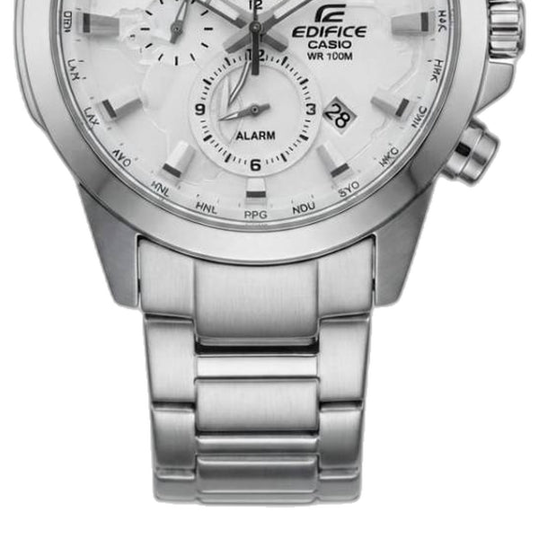 Casio Edifice EFR-303D Silver white Dial