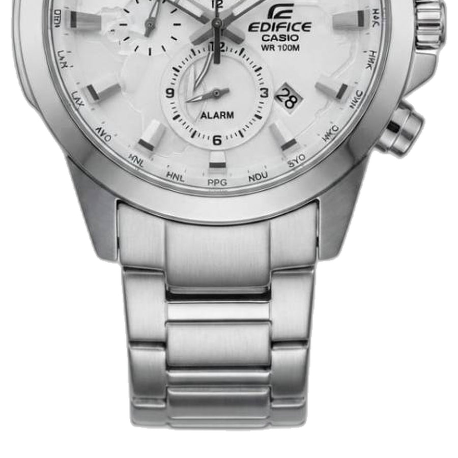 Casio Edifice EFR-303D Silver white Dial