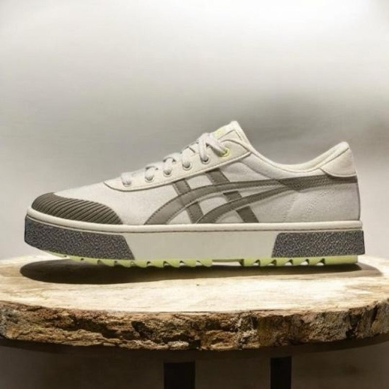 Asics court trail army green white