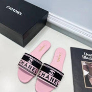 Chanel Hayden Classic Flats With OG Box & Dust Bag (Pink - 1073)