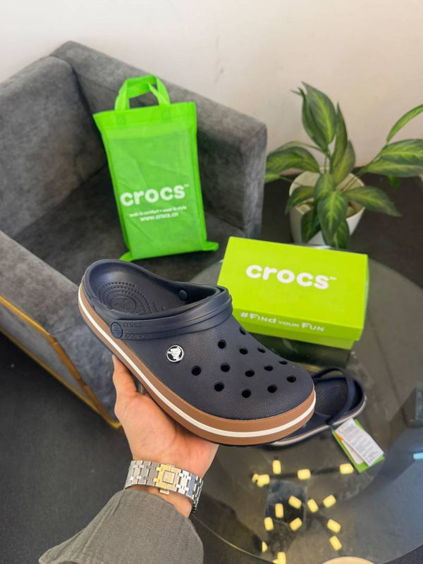 Crocs Crocband Gum Clog Navy