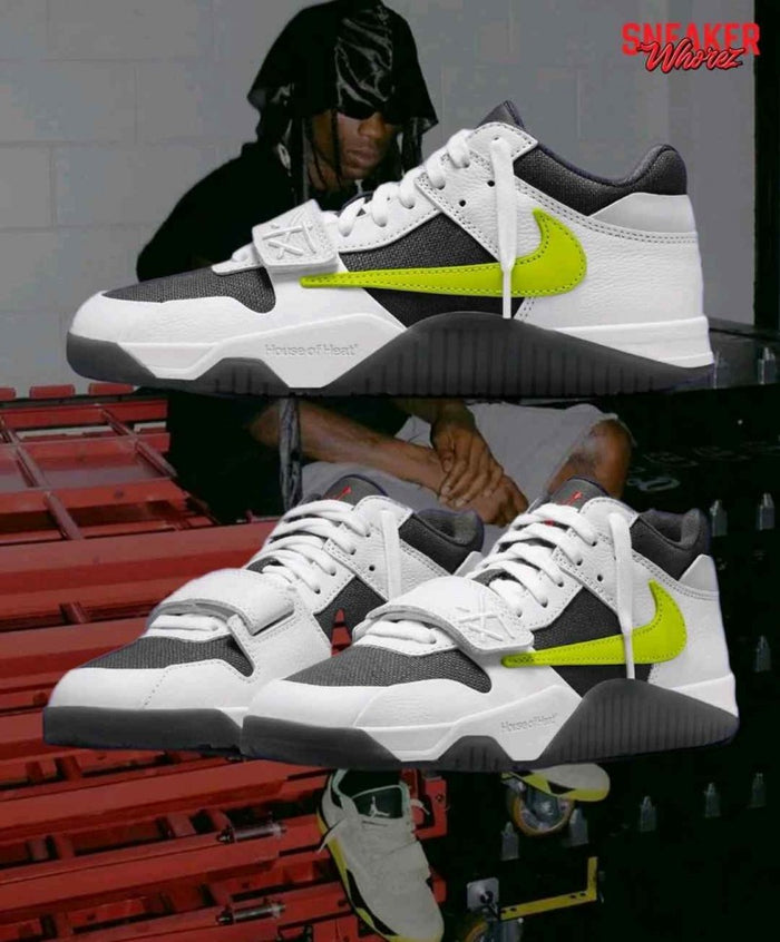 Travis Scott x Jordan Jumpman Jack Bright Cactus style idea