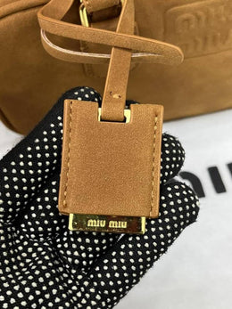 Miu Miu Suede Arcadie Brown With original Box