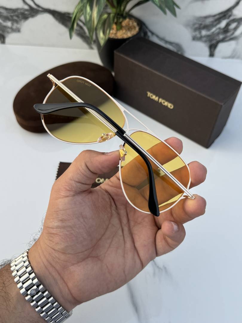 tom forr aviator gold yellow