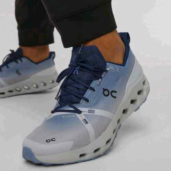 On Cloudsurfer Trail Waterproof Chambray Glacier 573