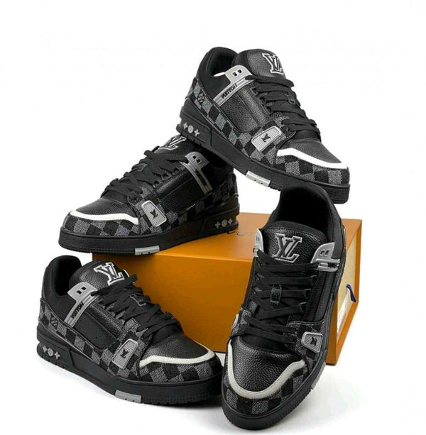 Louis Vuittonn LV Trainer Black Grey