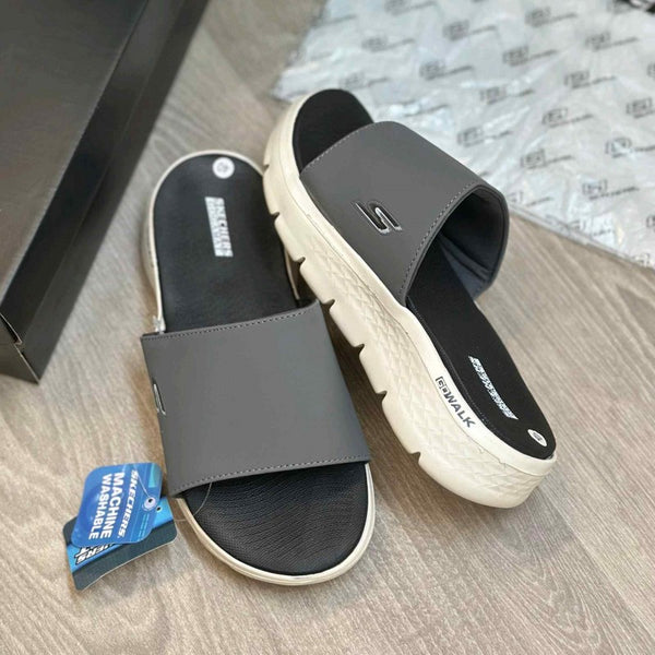 Skechers Go Walk Flex Premium Grey Flip Flop