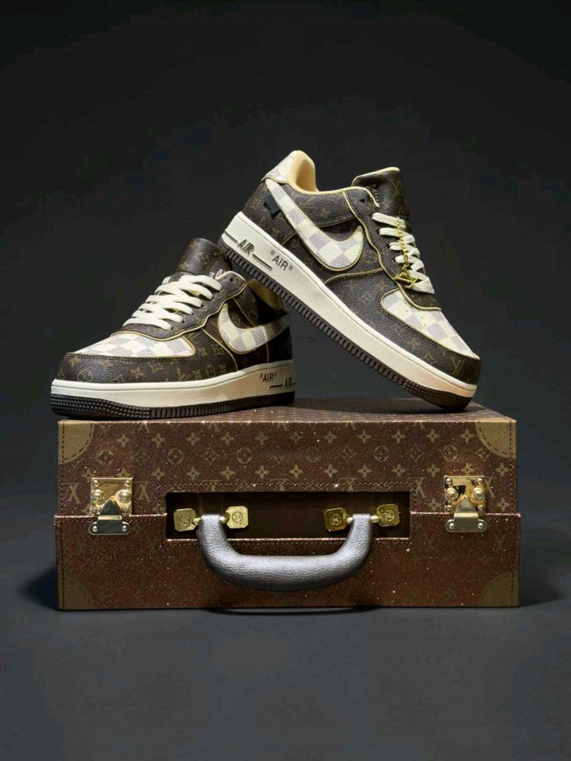 Nike X Loiuss Vuitton AirForce 1 Pilot Case (Double Box) UA Quality (With Lv Suitcase)