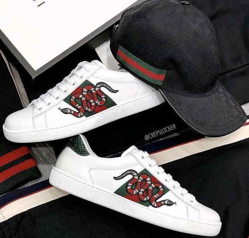 Gucci Aces Trainers Snake 6053