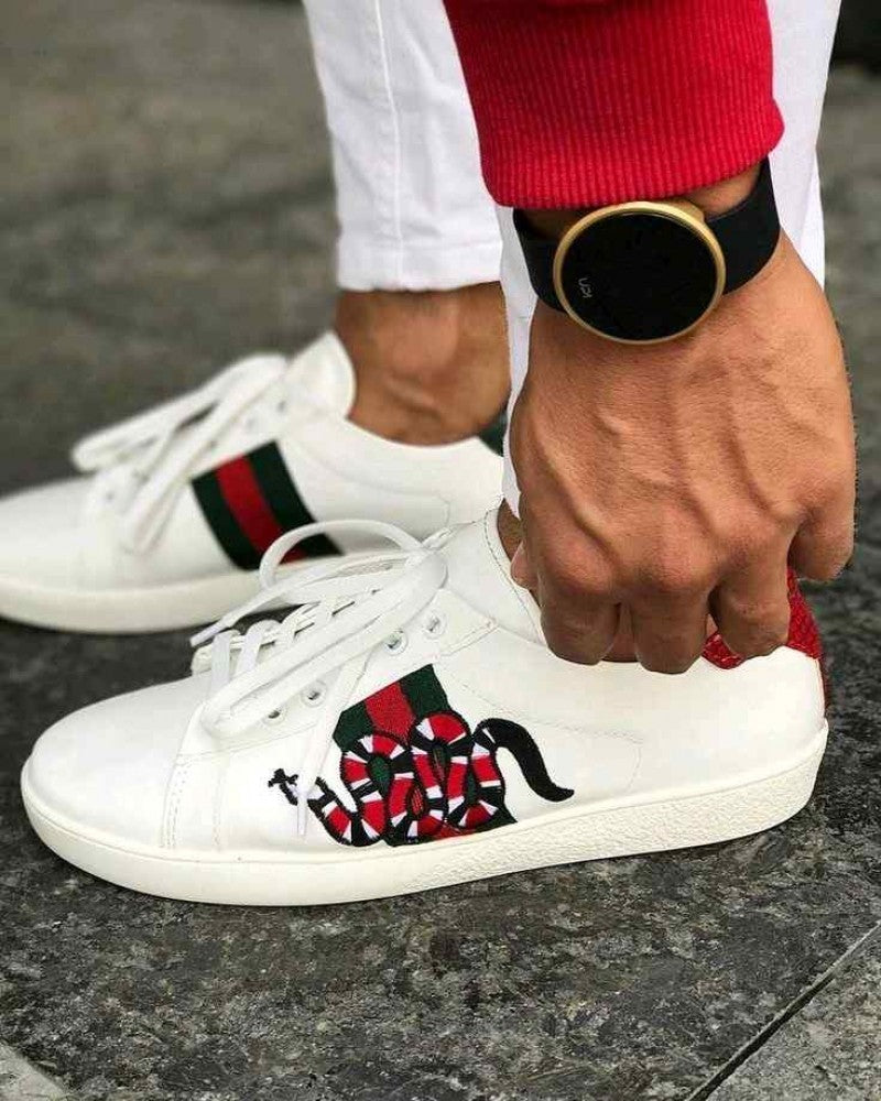 Gucci Aces Trainers Snake 6053