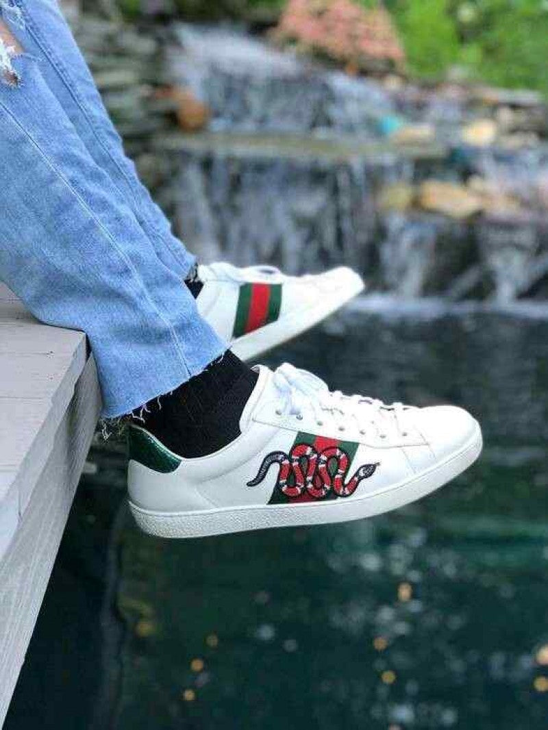 Gucci Aces Trainers Snake 6053