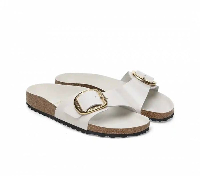 Birkenstock Madrid Big Buckle White Womens style idea