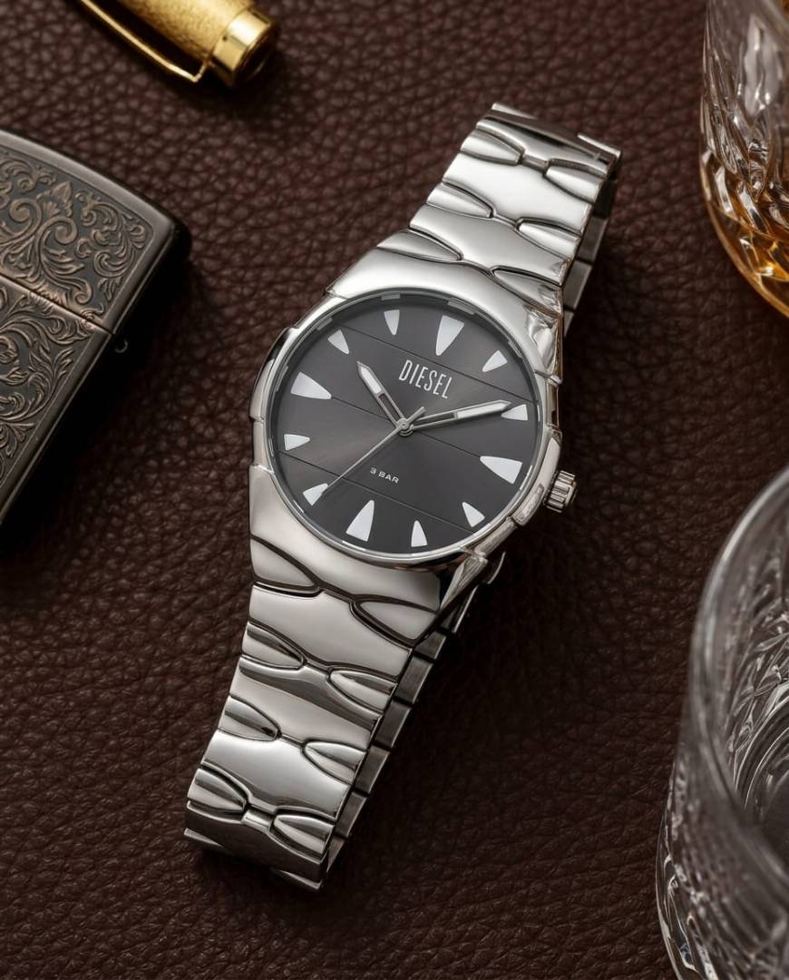 Diesel Sruptor Analog Silver-Black