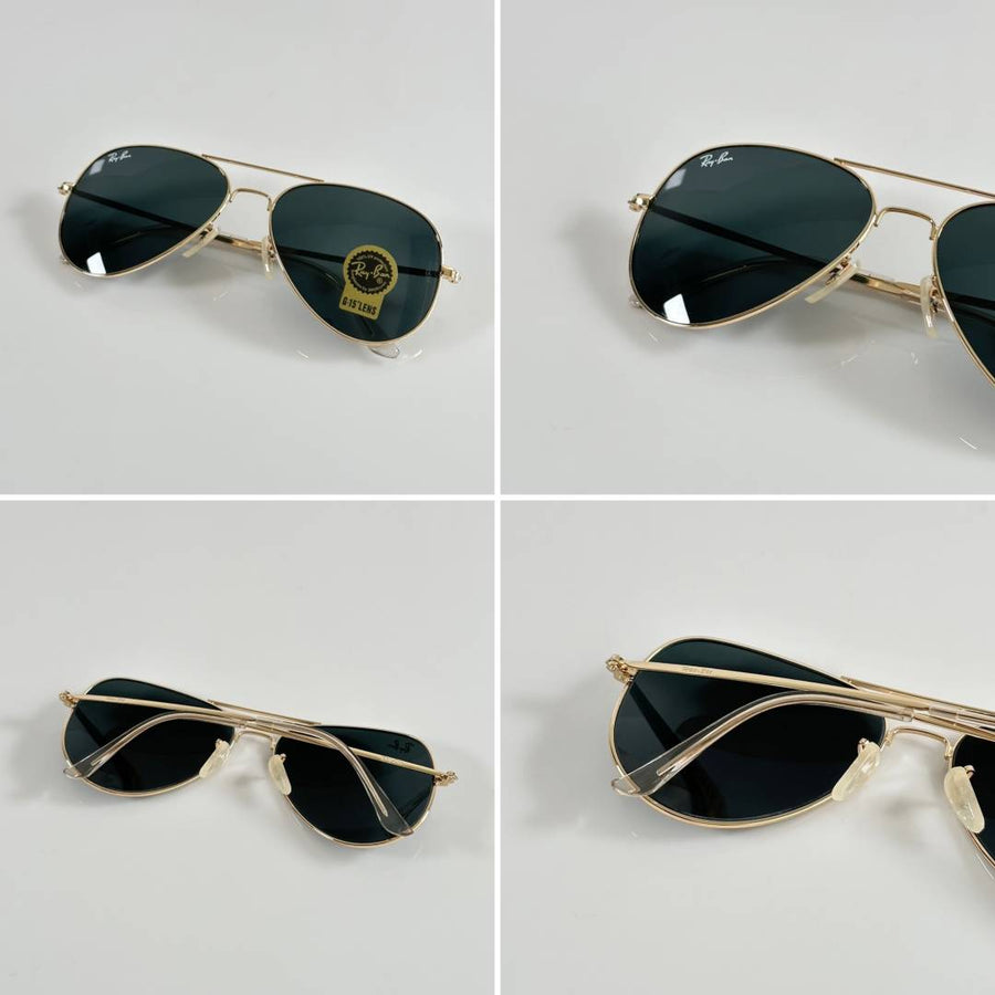 Rey ban Aviator 3026 Gold Black (GLASS)