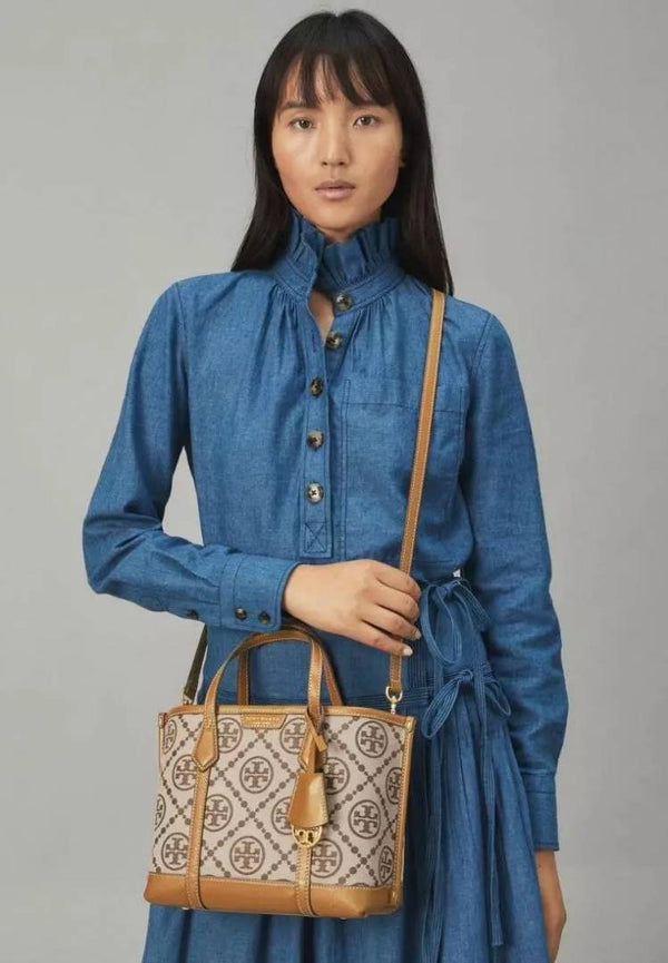 Tori Burch_Mini_Jacquard_Tote_With_OriginalDustCover