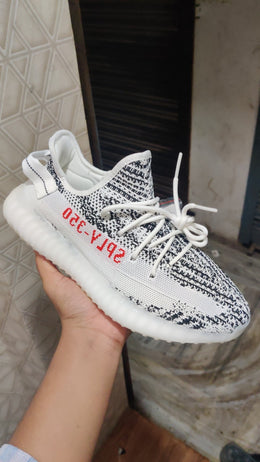 .Adiddass Yeezy 350 v2 Zebra Semi UA With Full Accessories