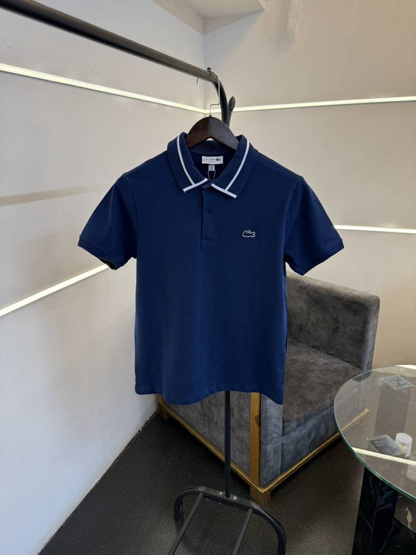 Lacoste imported polo tshirt denim blue