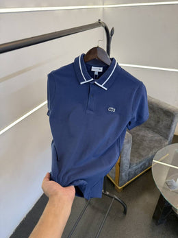 Lacoste imported polo tshirt denim blue