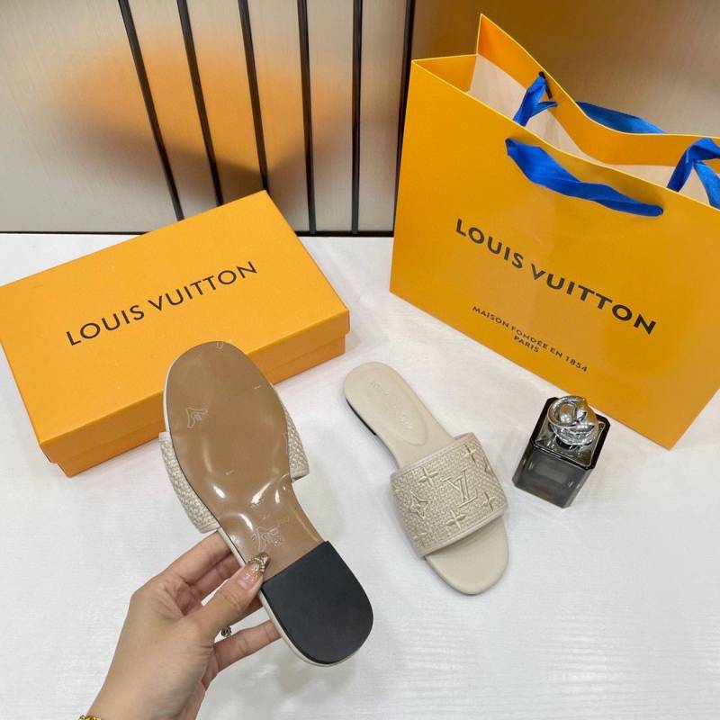 Louis Vuitton_Revival_Onsale_Flats_Mule_For_Women_With_Original_Box_And_Carry_Bag