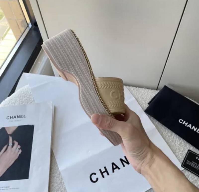 Chanel_Black_Chain_Knitted_Pump_For_Women_With_Original_Box_And_Dustcover