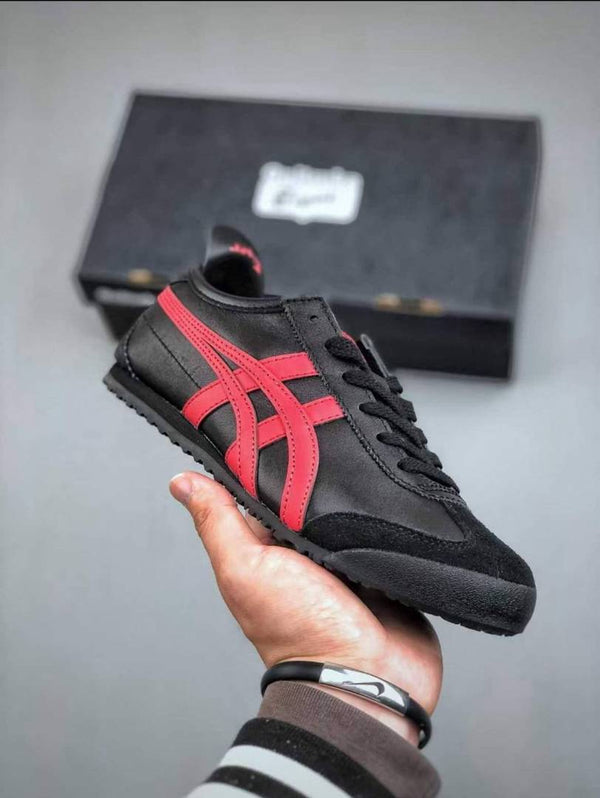 Onitsuka Tigar Mexico 66 Black Classic Red