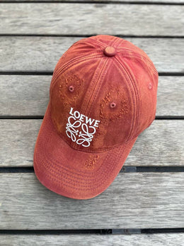 Loewe Denim washed Rusty Brown Premium Unisex Cap With Safety Box