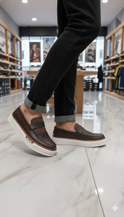 TIMBERLAND SLIP-ON BROWN WHITE CASUAL SNEAKER 2025