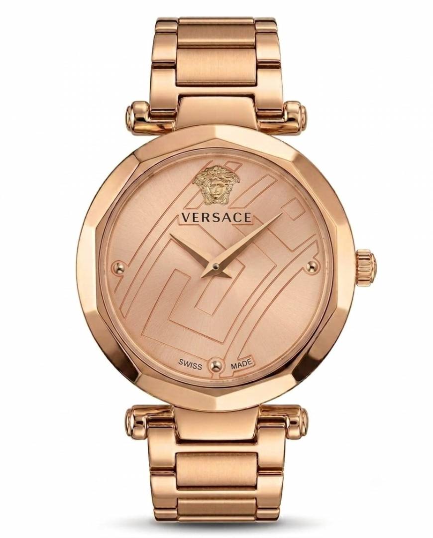 Versace heritage rose gold copper dail