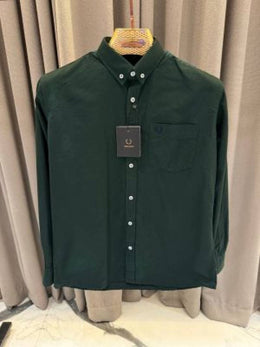 SALE FREDPEERRY OXFORD SHIRTS OLIVE