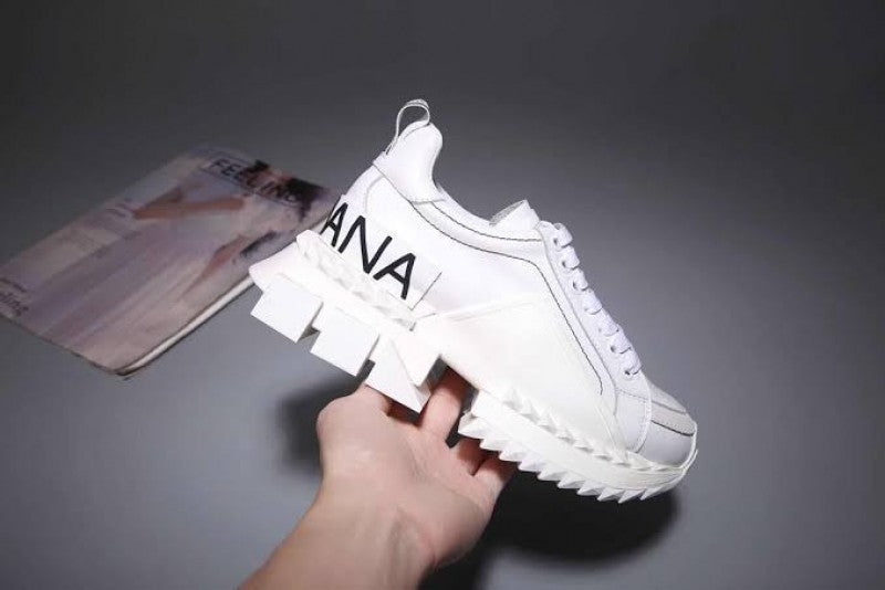 Dolce GABANA DEBUTS BOLD NEW SUPER KING SNEAKER White