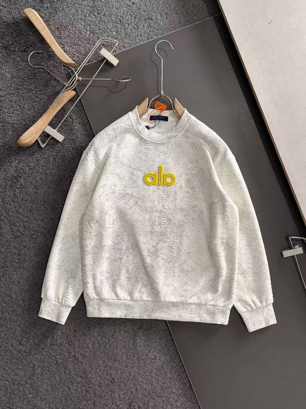 Alo IMPORTED SWEATSHIRT STORE ARTICLE WHITE AND GREY