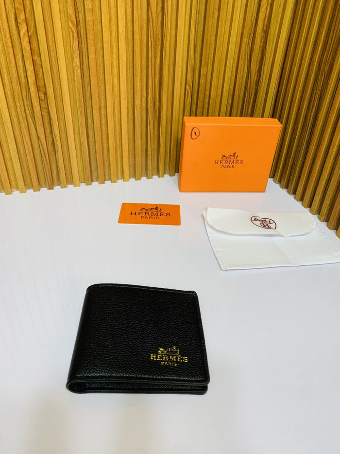 201 HERMEZ FULL BLACK PREMIUM QUALITY WALLET WITH BOX style idea