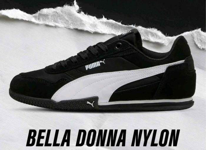 Puma Bella Donna Nylon Black White style idea